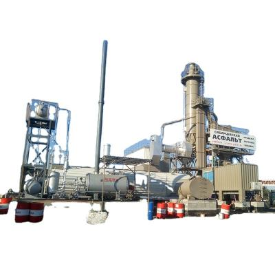 China Construction works LB1000 Mobile Asphalt Mixing Plant 270kw Asphalt Concrete Mixer for sale