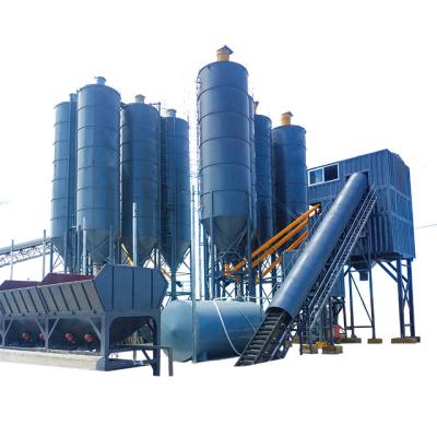 China Construction works 60m3/h Stationary Concrete Mixing Batching Plant HZS60 Cement Mixing Plant for sale