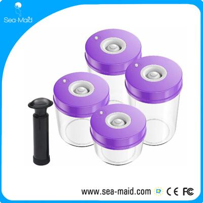 China Sea-Domestic Vacuum Sealer Pump Container Warehouse Viable Storage Containers For Home Use To Preserve Coffee Beans for sale