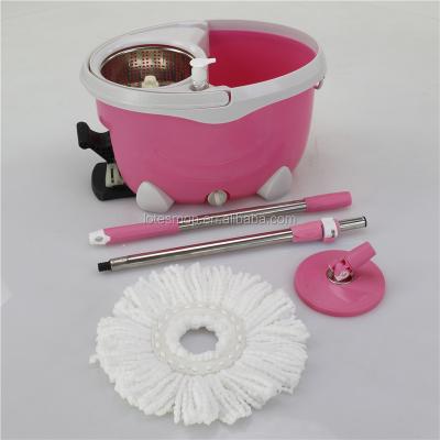 China LOTES New Sustainable Magic Foot Pedal Rotate 360 Degree Rotating Broom Bucket for sale