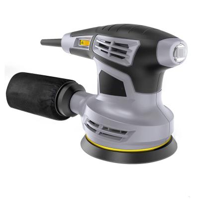 China Best Working LED 2.5A 5-Inch Speed Electric Sander Machine 6 Variable Light For Wood Furniture for sale