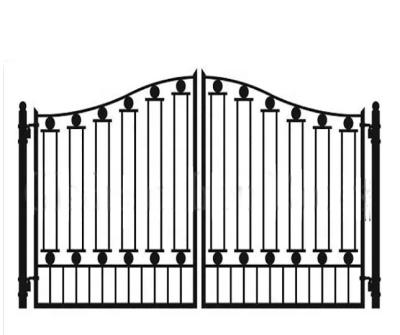 China Modern or traditional style as your taste manufacturing livestock gate farm gates metal hot dipped galvanized metal gate for security for sale