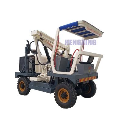 China Road Guardrail Pile Driving and Drilling Road Guardrail Drilling Pile Driving and Drilling New Design King Safety Pile Driver Drilling Climbing Road Construction for sale