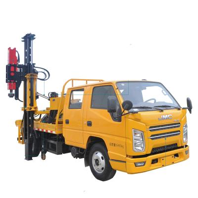 China Emergency guardrail repair road safety barrier post drivers and installation emergency guardrail repair and installation for U O shape pile installation for sale