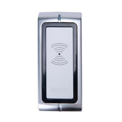 China Metal structure Standard 125khz or 13.56mhz Optional Metal Case Waterproof Access Control RFID Card Reader for sale