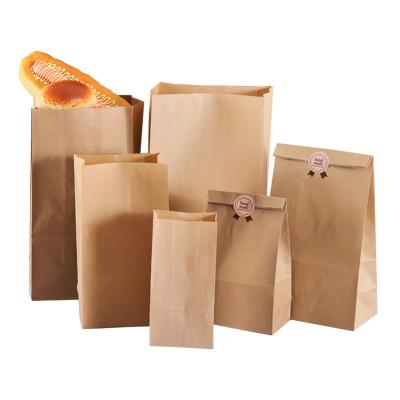 China Recycled Materials High Quality Custom Reuse Brown Paper Kraft Food Bags for Packaging Paper Bag for sale
