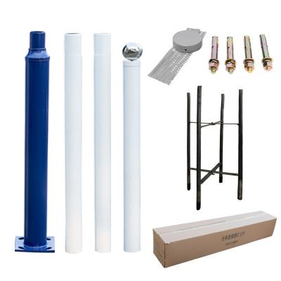 China 2m 2.5m 3m Light Pole Modern Lamp Post Galvanized Steel Split Type for sale