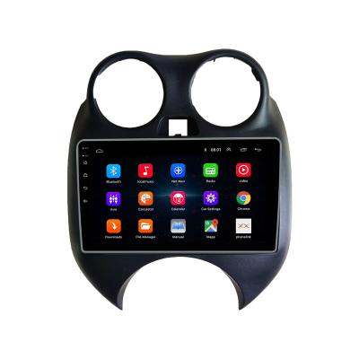 China GPS For Nissan March 2010-2017 Radio Head Unit Dual Unit 2 Din Quad Octa-Core GPS Navigation Carplay Andriod Car Stereo for sale