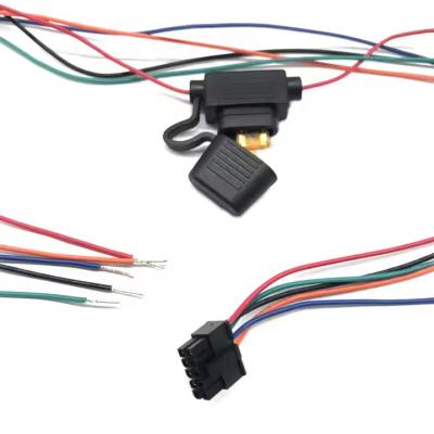 China Langlebige Fahrzeuge Custom Car Wiring Harness mit UL 1007 22awg Kabel Typ und 20awg Draht Farben zu verkaufen