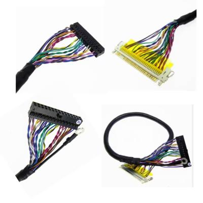 China Lvds Harness 30 Pin Connector Cable Jacket UL VW-1 Kabelmontage Herstellung zu verkaufen