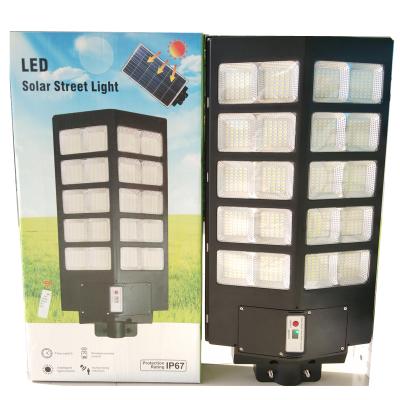 China Theme Park 500W IP65 Outdoor High Power Integrated Solar Street Light Waterproof All In One Solar Steetlights 500Watt for sale