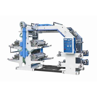 China Paper Speed 2 Helical Colors Paper PE Coated Flexo Kraft Paper Printing Machinery for sale