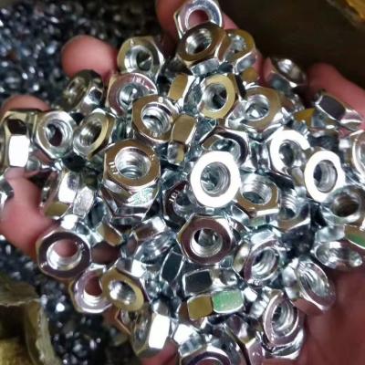 China Heavy industry grade 8.8 nut carton steel hexagon bolt square din934 nut for sale