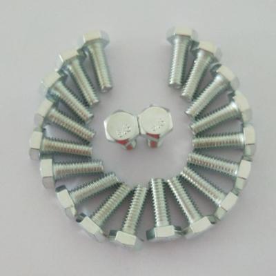 China Building Construction DIN933, DIN931, Hex Bolt Grade 4.8, 8.8, 12.9 for sale