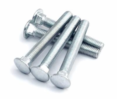 China Industry General Round Carbon Steel Head Square Neck Carriage Bolt for sale