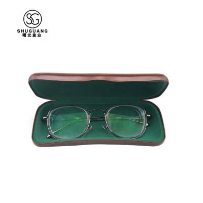 China High quality Eco-friendly new design glass case eyeglasses box case spectacle case for leather hard silm glasses for sale