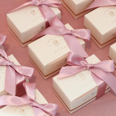 China Free Shipping Disposable Unique Wedding Chocolate Boxes Candy Paper Box For Birthday Baby Shower Party Door Gifts for sale