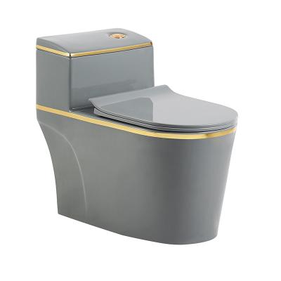 China Bestselling Modern Bathroom Sanitary Washdown Double Flush Double Flush Hotel One Piece WC Colors Ceramic Toilet for sale
