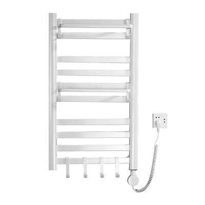 China NEW Bathroom Heater 2022 Heated Towel Rail Towel Rail Warmer Towel Rack Towel Rack With Hooks for sale