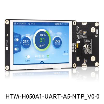 China 5 painel de exposição de série esperto do módulo da tela 800x480 UART TFT LCD da polegada com relação de TTL à venda