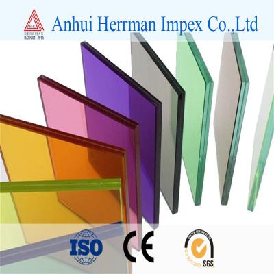 China Customized Tinted Building Pvb Film For Laminated Glass Colorful for sale