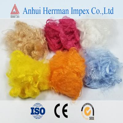 China Dyed Viscose Rayon Staple Fiber Colors For Spinning Yarn And Nonwoven Fabric for sale