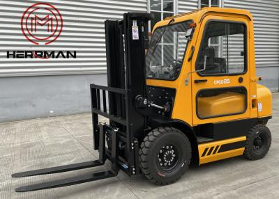 China 2.5Tons Lifting Height 6m Diesel Powered Forklift Solid Tire for sale