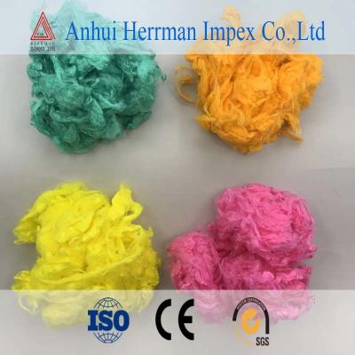 China 38mm Colored Viscose Staple Fiber High Brightness for sale