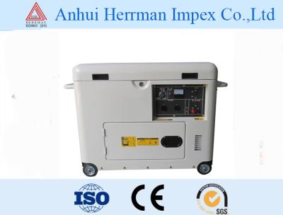 China 4.5KVA Small Portable Single Phase Air Cooled Silent Diesel Engine Generator for sale
