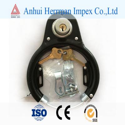 China Horseshoe Steel Unbreakable Bike Wheel Lock for sale