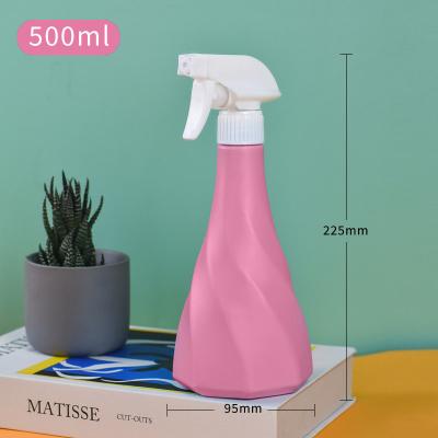China Watering Cans Factory Direct Sales Watering Tools Trigger Sprayer Pink 500ml Trigger Sprayer With Bottle Garden Trigger Sprayer for sale