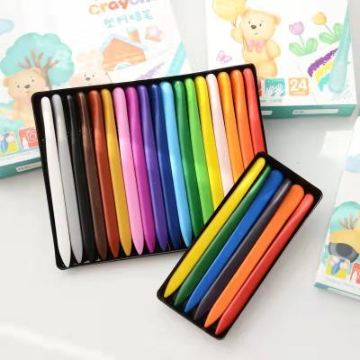 China Promotion\Business\Colorful Non-dirty Washable Triangle Kids Silky Pencils School\Office Stationery for sale