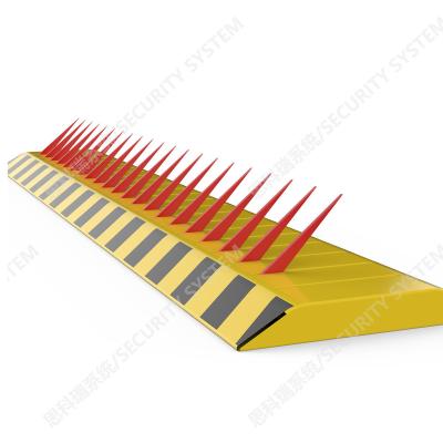 China Q235 Steel With Paint Safety Speed Bump One Way Tire Killer Spike Tire Killer Automatic Barrier for sale