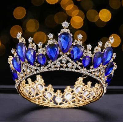 China To Wedding Best Selling High Quality Cheap Girl Crown Full Round for sale