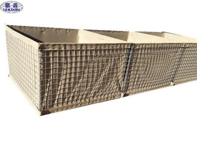 China Recoverable Sand Filled Barriers Heavy Galvanized Coated Surface for sale
