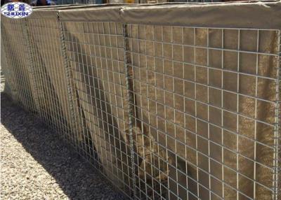 China Welded Gabion Box Sand Filled Barriers High Tensile Anti - Impact Capability for sale