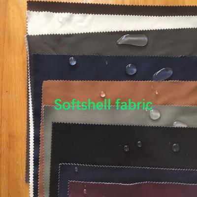 China Downproof S-44 Available soft-shell bonding fleece fashional fabric in warehouse from direct manufacturer with lowest price for sale