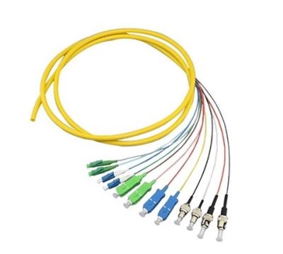 China SC LC Fiber Optic Patch Cord Singlemode With Thick Protective Layer for sale