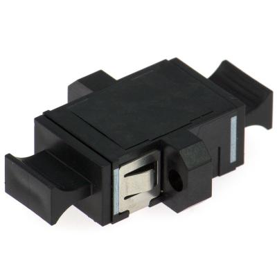 China Flanged Apc Fiber Connector Lc Duplex Adapter For Data Center for sale