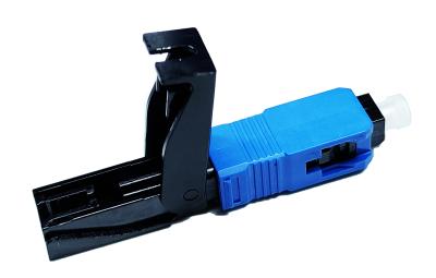 China High Speed Fiber Quick Connector Plastic Housing In FTTH Networks for sale