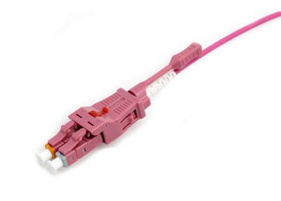 China Duplex UPC Fiber Optic Patch Cord Customized Easy Pull Push Plug for sale