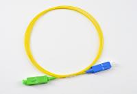 China Single Mode Optical Fiber Patch Cord SC/APC To SC/UPC Simplex G652D 2.0/3.0mm for sale