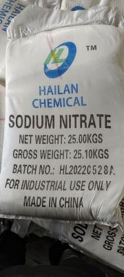China 99% Sodium Nitrate NaNO3 Powder 1000kg / Bag UN1498 As Preservatives for sale