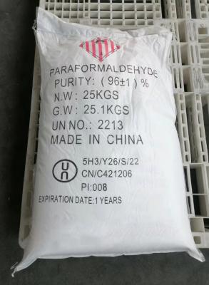 China 30525-89-4 Pó de Paraformaldeído (CH2O)n Pureza 96% Poliformaldeído Classe de Perigo 4 à venda