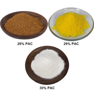 China Het Poly-aluminiumchloride van 28% PAC, Bruin Polyaluminiumchloride Te koop