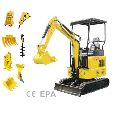 Cina Huaya Construction Material Stores 2021 New Cheapest 1 1.5 2 Ton Small Mini Family Garden Hydraulic Excavator For Sale in vendita
