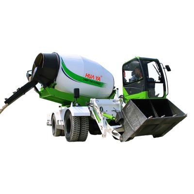 中国 China HUAYA brand concrete pump machine mixing plant concrete mixer truck of building material stores for sale 販売のため
