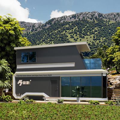 China Capsule House With Balcony Prefabricated Construction Industry Outdoor Capsule House for sale