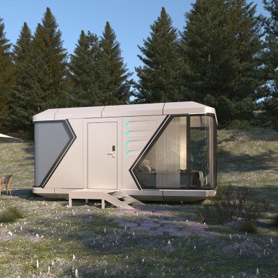 China Customizable Portable Space Capsule Guest House With Bathroom Kitchenette for sale