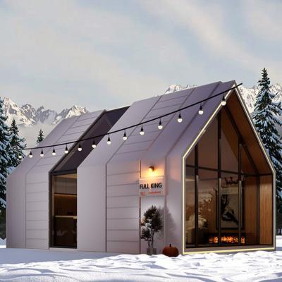 China Outdoor Prefab Capsule House Minimalist Technological Aesthetics Space Capsule Spire Cabin for sale